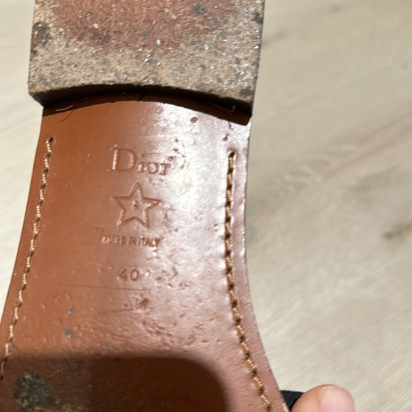 Christian Dior Black Beaded Judgement slides. Size 40 - Picture 6 of 7